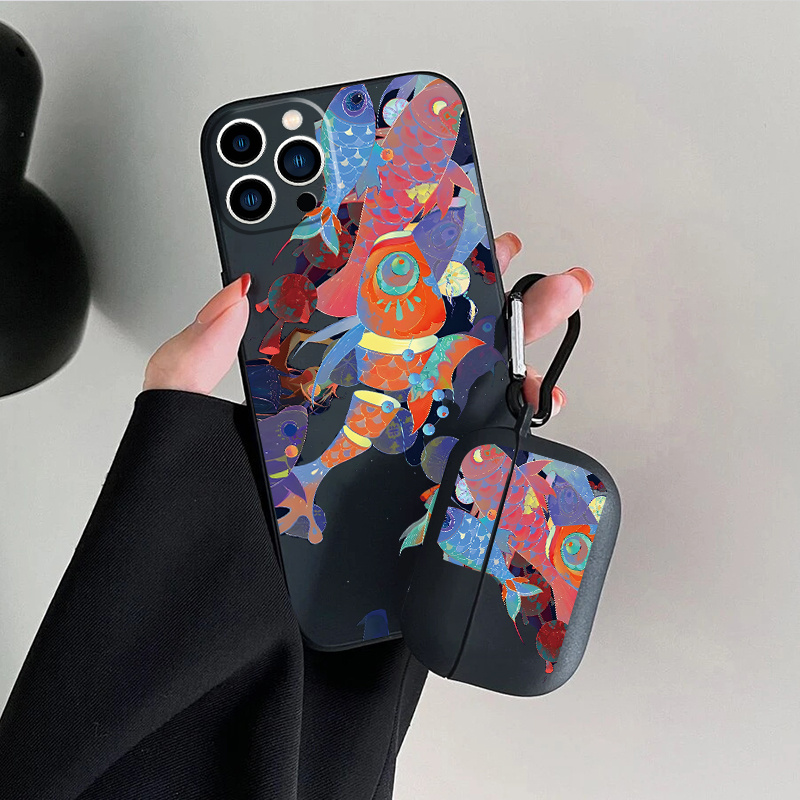 Luxury Colorful Graffiti Earphone Case for Airpods 3 2 1 Pro Case