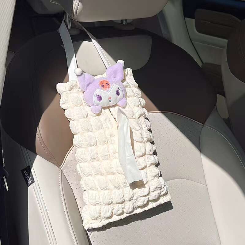 Sanrios Cartoon Kuromi My Melody Cute Soft Plushie Doll Car Seat Belt  Protector Cover Decoration Accessories Shoulder Protectors 