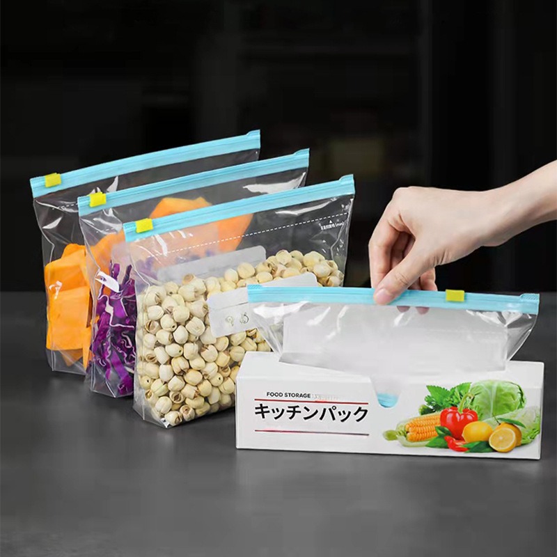 Plastic Bags Reusable Airtight Bags Thickened Refrigerator Food