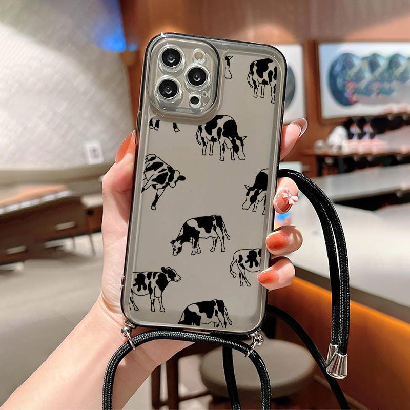 Luxury Elephant's Trunk Case For Iphone 14 Pro Max 13 12 Mini 11 XS XR 8  Plus Lychee Leather Crossbody Lanyard Visa Card Cover