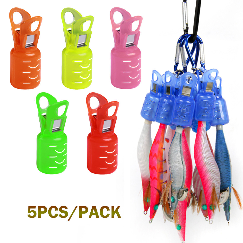  30Pcs Small Plastic Squid Jig Hook Protector Cover