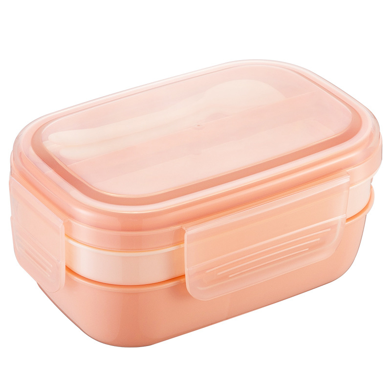 Bento Box Lunch Box Food Container With Utensil Set, Leak-proof Lunch Box  Bento Box For Outdoor Camping Picnic School Fishing - Temu