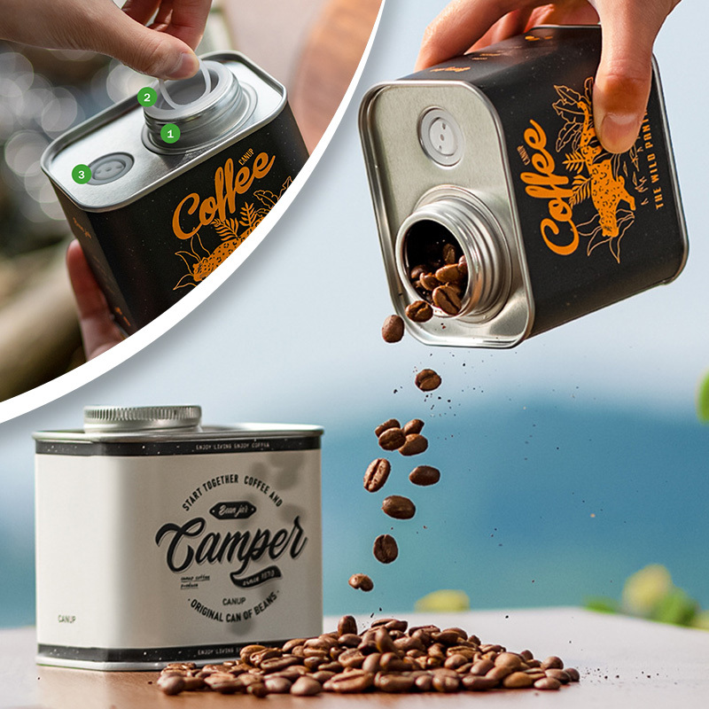 Coffee Canister Airtight Coffee Beans Container Kitchen Food - Temu