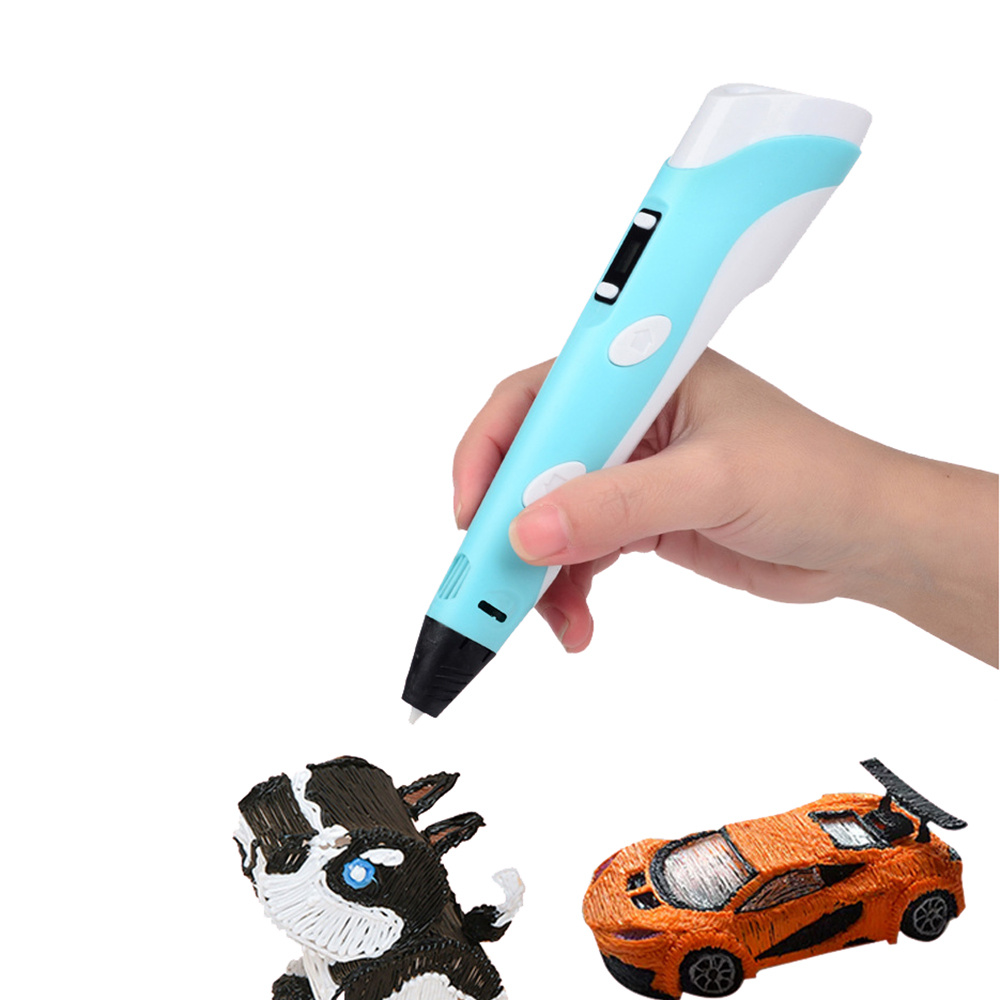 3D Pen Kids 3D Printing Pen LCD Screen PLA Filament Set Children DIY Toys  Gift