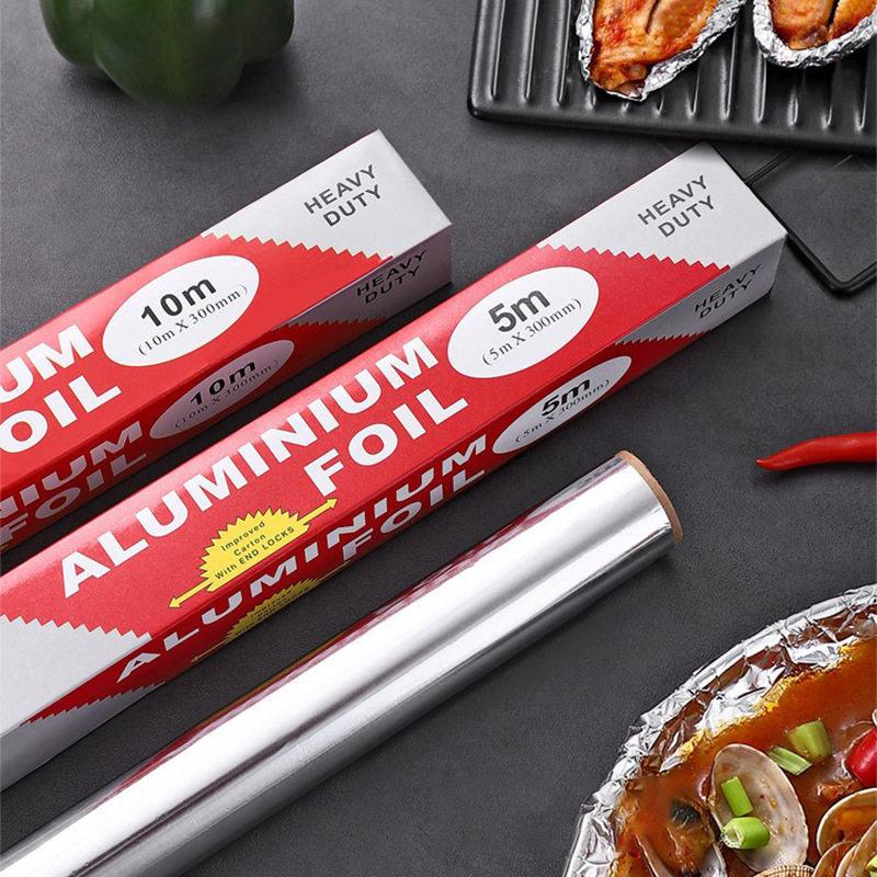 Commercial Grade Aluminum Foil Wrap For Cooking, Roasting, Baking, Bbq &  Parties - Silver Foil For Heavy-duty Use - Temu
