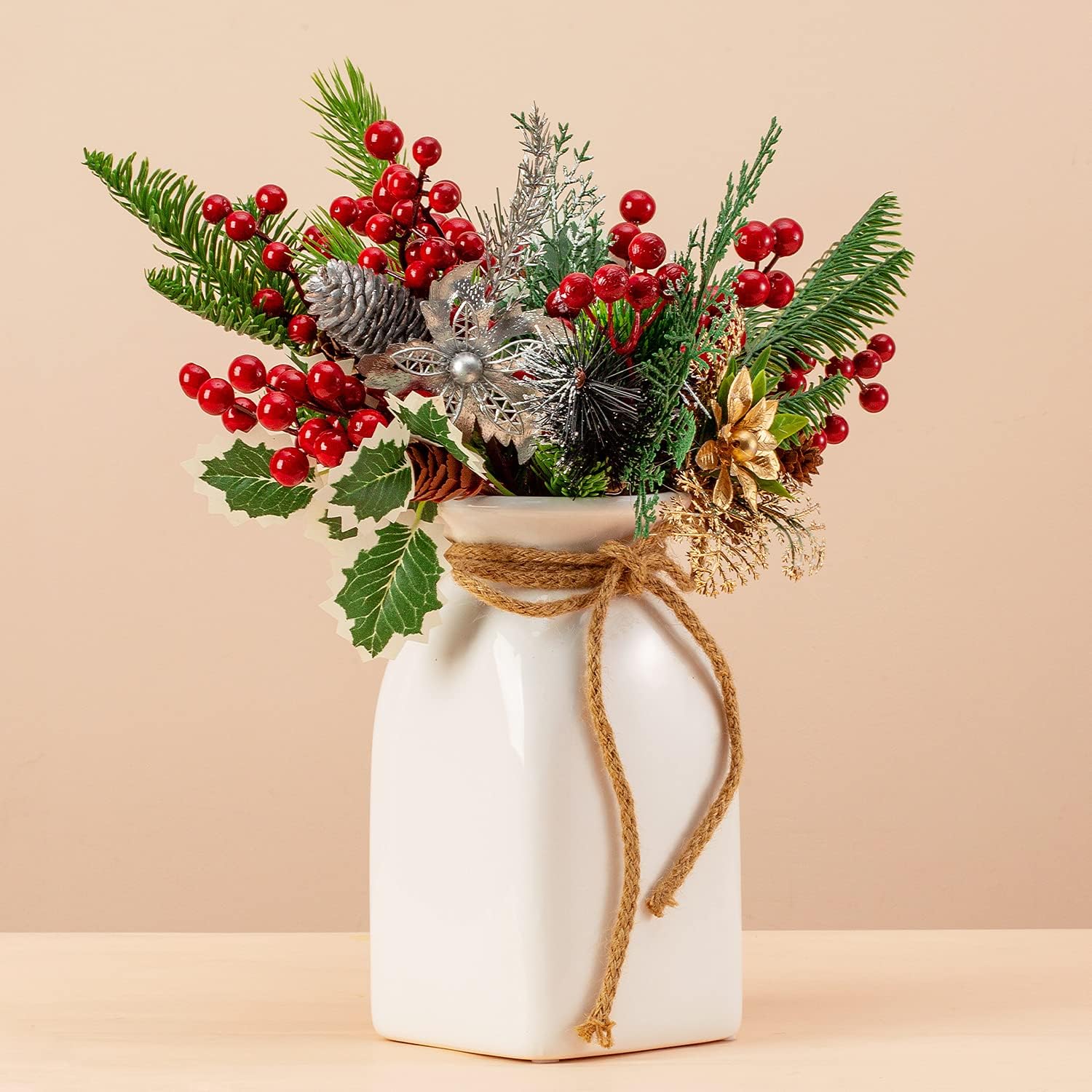 Mini Pine Berry Picks: 10cm Artificial Pinecones & Berries, Christmas Decor  Flowers For Festive Parties From Dhhonton, $1.21