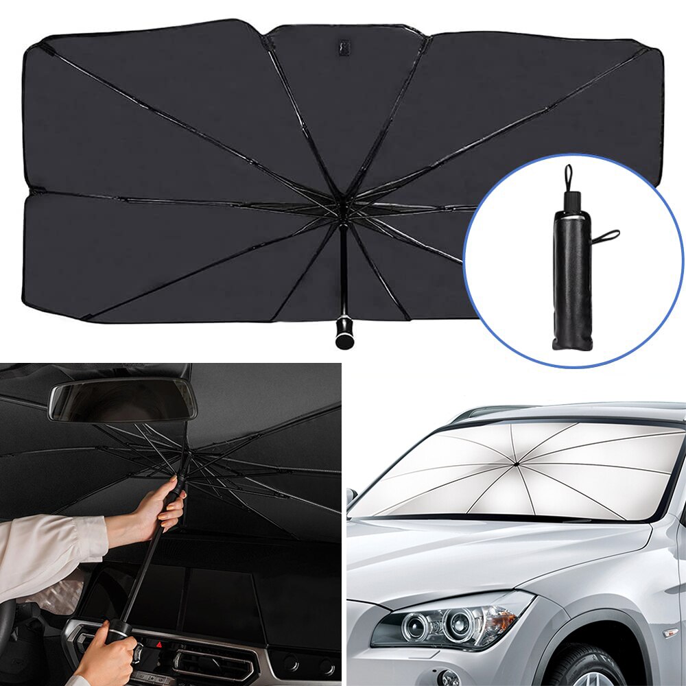 Parasol para coche, sombrilla protectora para el sol del coche, accesorios  auto 