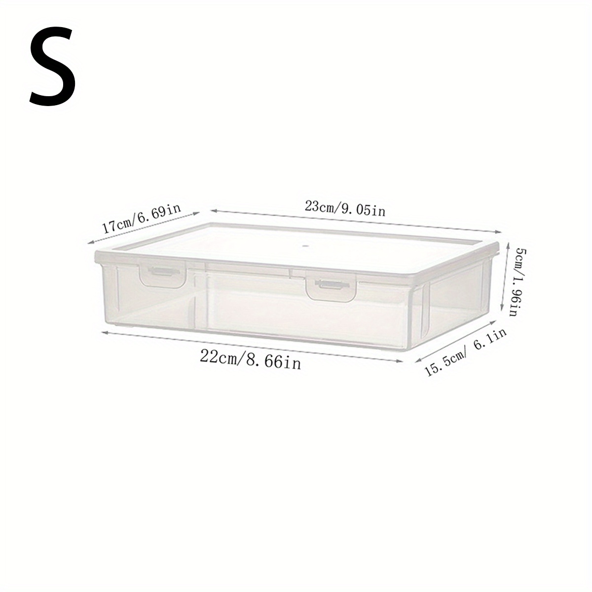 1pc Transparent Building Block Puzzle Storage Box - Large Capacity Sorting  Box For Children's Puzzles, Toys, And School Supplies