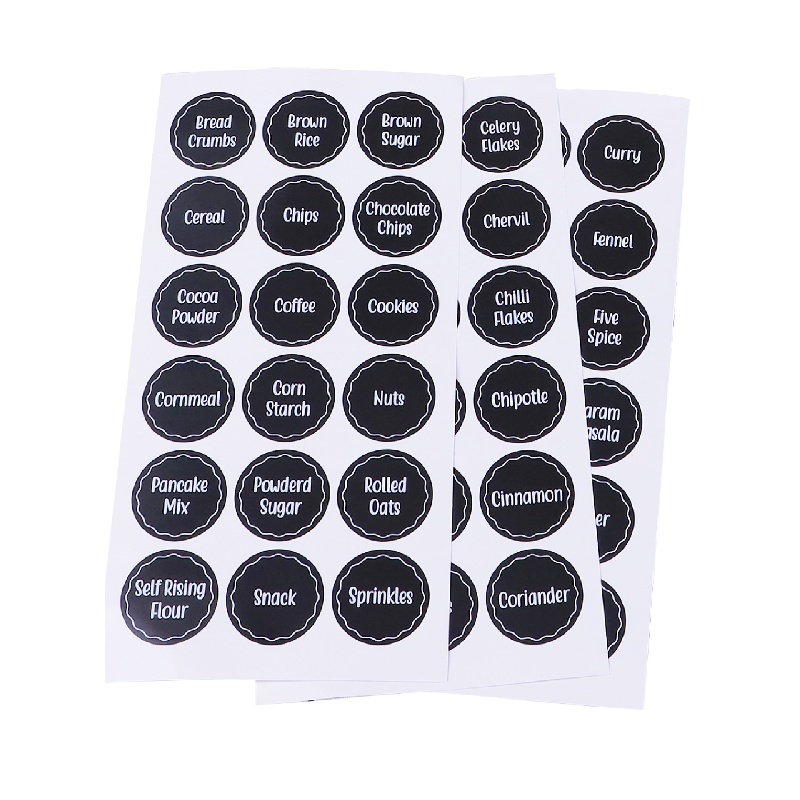 186 Preprinted 30 Blank Spice Jar Labels Waterproof Oil - Temu