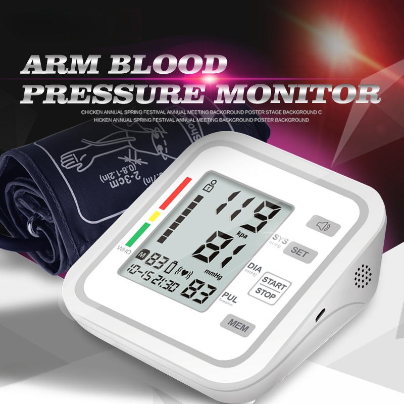 Blood Pressure Meter Upper Arm Automatic Digital Blood - Temu