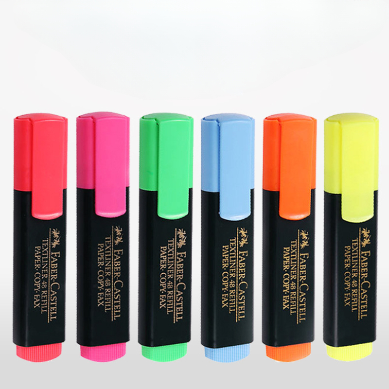 Faber-Castell Textliner 48 Highlighter - Assorted Colours (Pack of