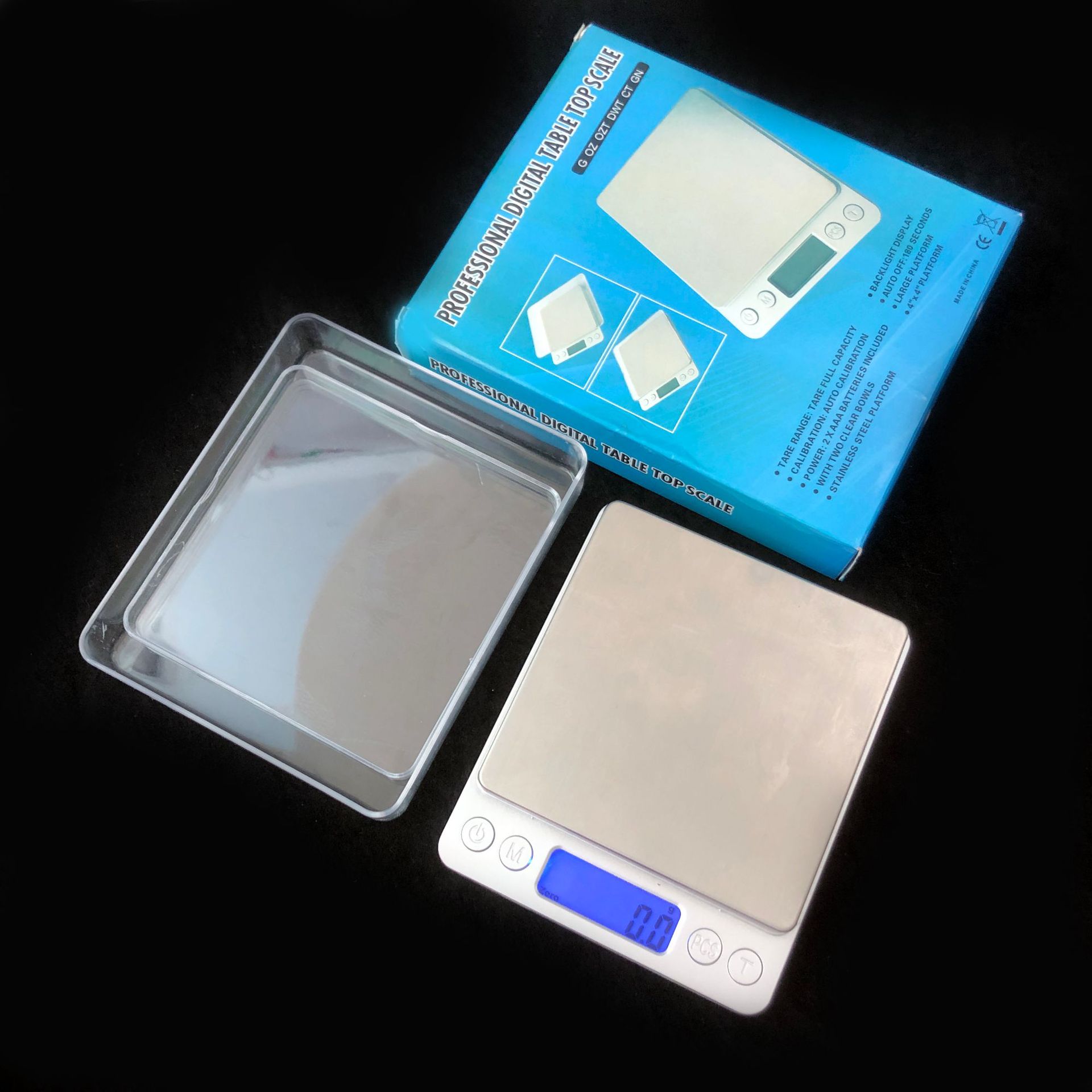 Food Scale With Trays, High Precision Electronic Scale With Lcd