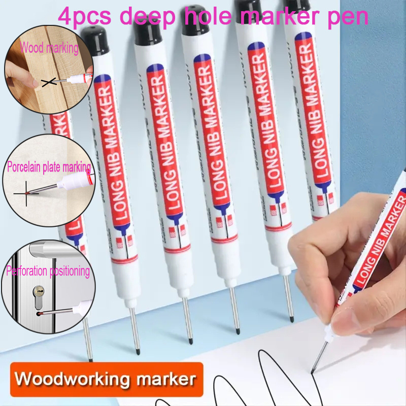 Marking Pencils For Construction 10pcs Art Permanent Markers For  Woodworking Marker Pens For Carpenters Builders For Lamp Drill - AliExpress