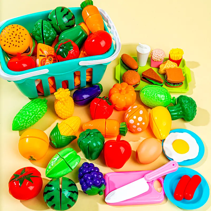 Giocattoli Per Bambini Set Da Cucina Per Tagliare Frutta E Verdura, Ragazzi  E Ragazze Giocano A Casa Possono Tagliare La Frutta