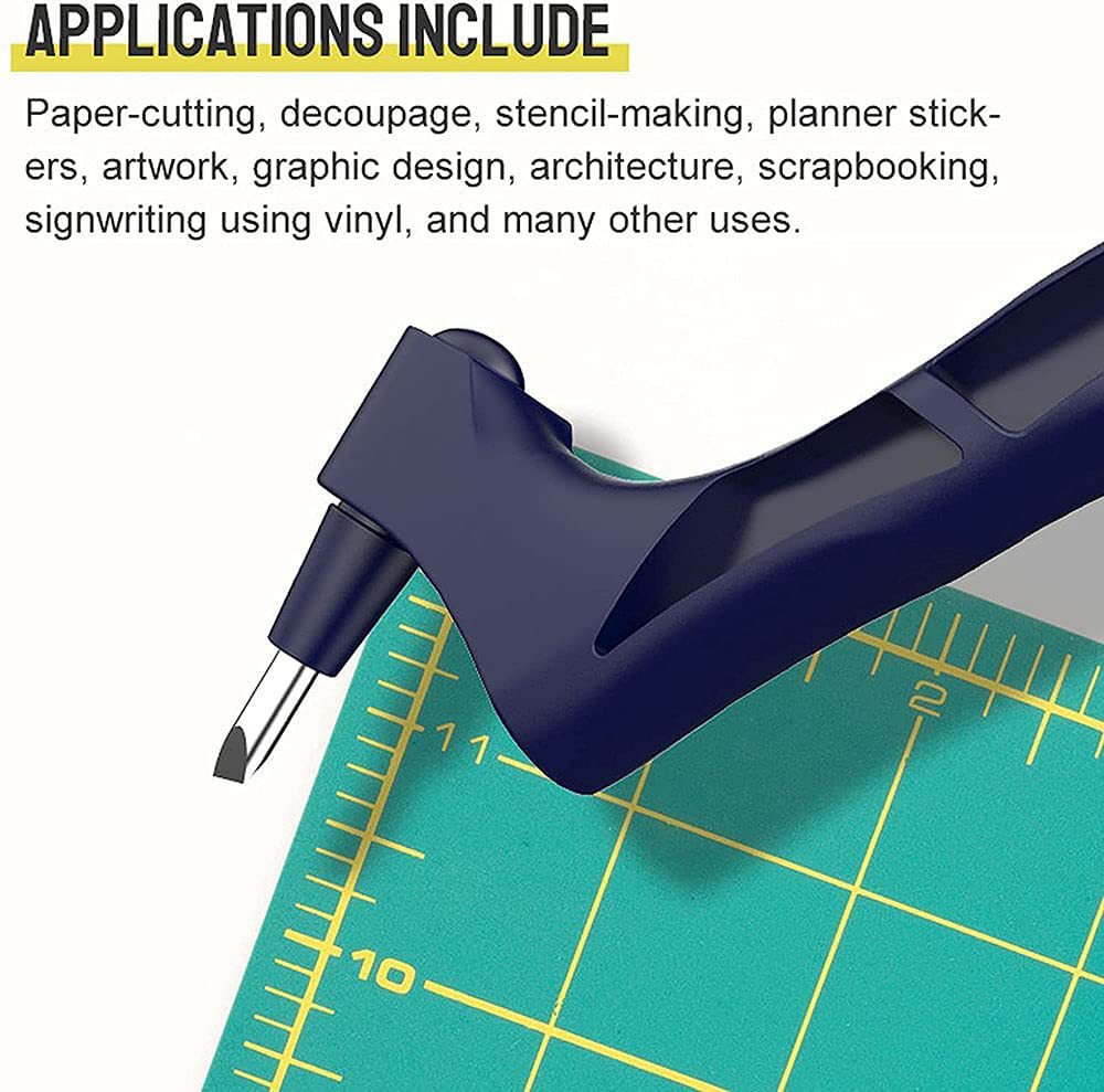 Craft Cutting Tools For Paper Crafts With Triangle Ruler 360 Degree  Rotating Blade Craft Knife Stainless Steel Craft Knife Hobby Knife Art  Cutting Tool For Stencil Vinyl Scrapbook 
