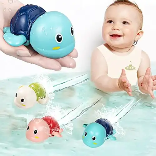 Juguetes de baño, juguetes de cuerda para bebés, juguetes de bañera para  niños pequeños, lindos juguetes de baño para niños y niñas, juguetes de  agua