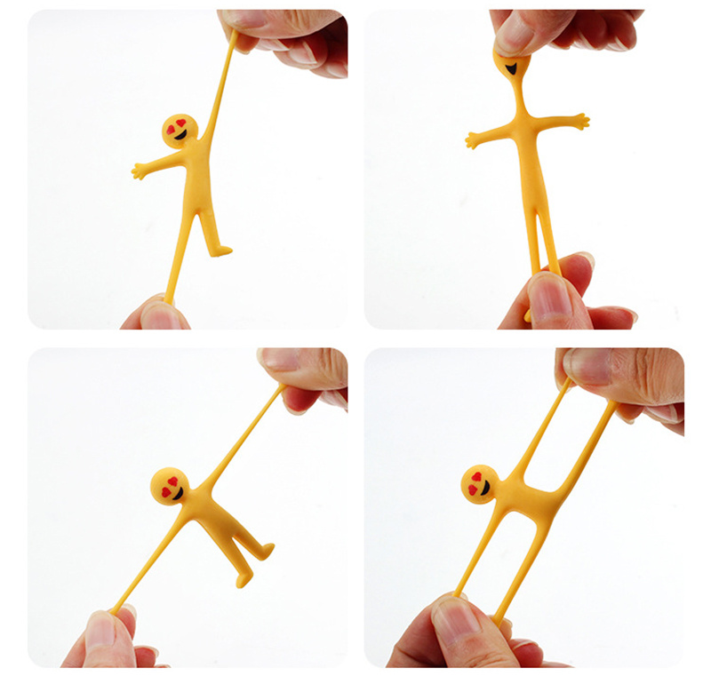 8-20 piezas divertido pequeño hombre Squishy Fidget juguetes