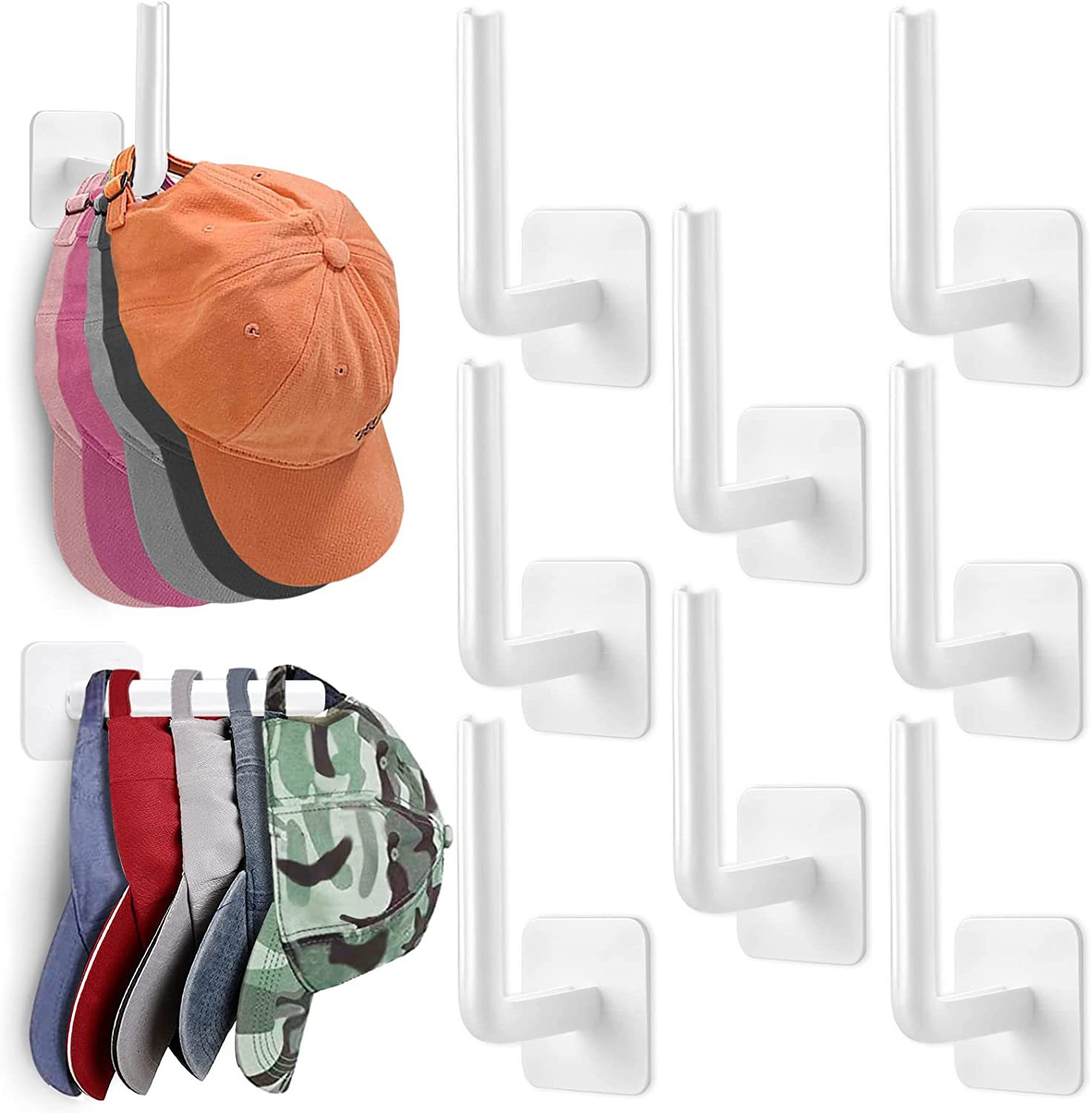 1pc Foldable Baseball Hat Holder With 7 14 Pockets Felt Hat Storage In Door  Back Wall Ideal Choice For Gifts - Jewelry & Accessories - Temu