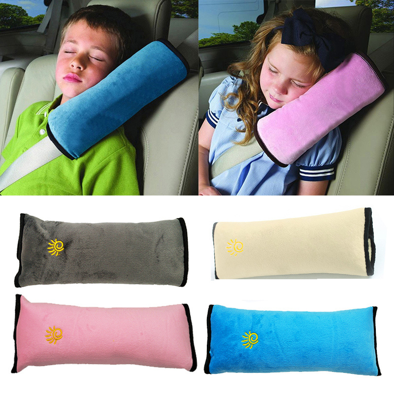 Bébé voiture ceinture de sécurité épaule garde bébé siège oreiller enfant  cou coussin lune forme enfant tête Protection voiture sommeil oreiller 