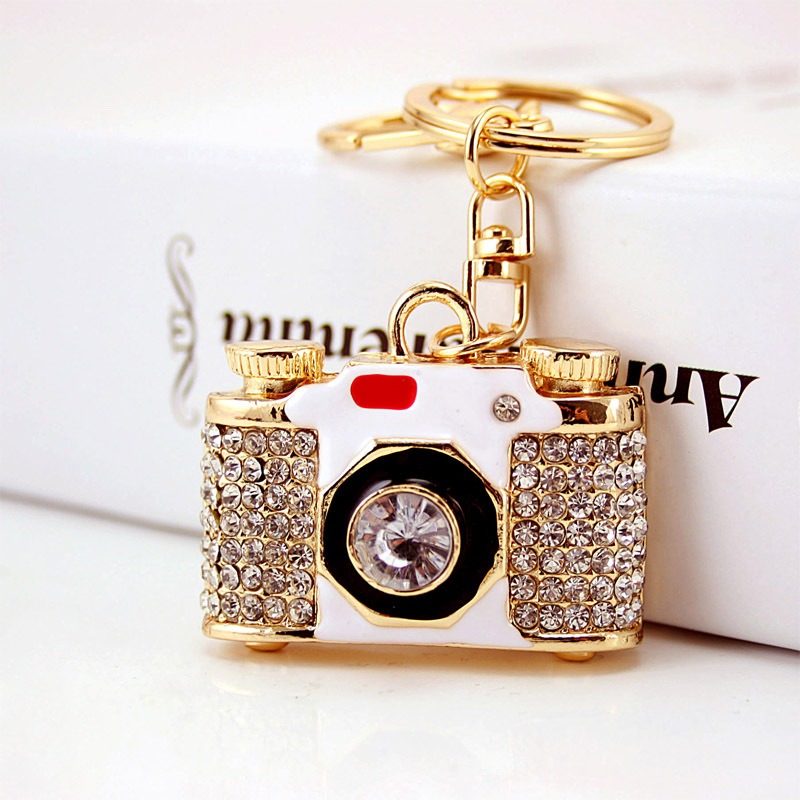 Camera hot sale keychain charm