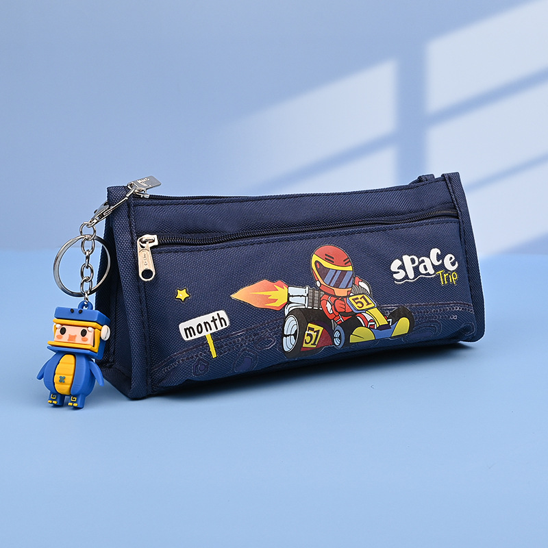 Multifunctional Oxford Cloth Pencil Case, Boys Visually-appealing