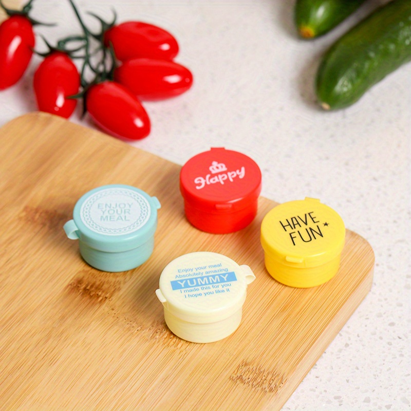 Tiny Sauce Containers, Set of 4