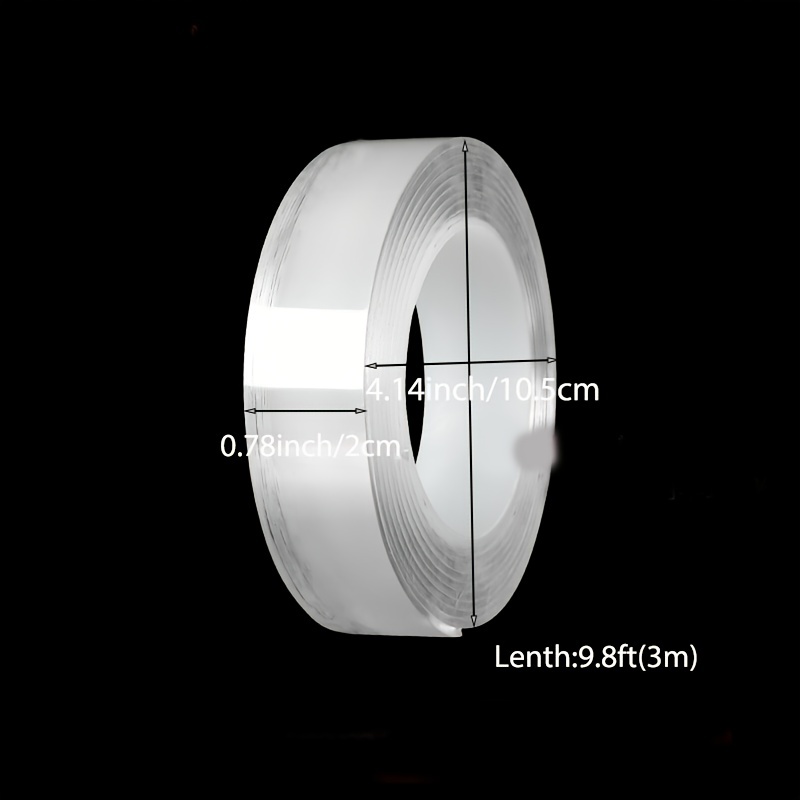 Cinta Doble Cara Transparente Acrilica Industrial 2cm 5m