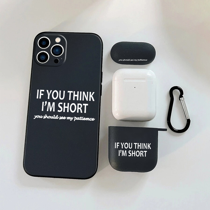 

1pc Case For Airpods 1 Or 2 & 1pc Graphic Printed Phone Case For 11 14 13 12 Pro Max Xr Xs 7 8 6 Plus Mini, For Airpods 1 Or Earphone Case Cht Luxury Silicone Cover Soft Earphone Protective Cases