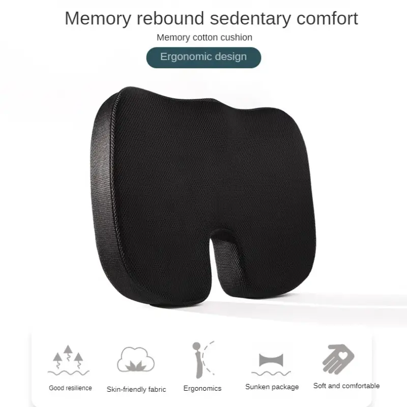 1pc Seat Cushion for Desk Chair, Memory Foam Coccyx Seat Cushion with Mesh  Breathable Cover for Sciatica, Back Pain Relief, Enhances Posture and  Support,Ideal Tailbone Cushions for Pressure Relief - Premium Gaming