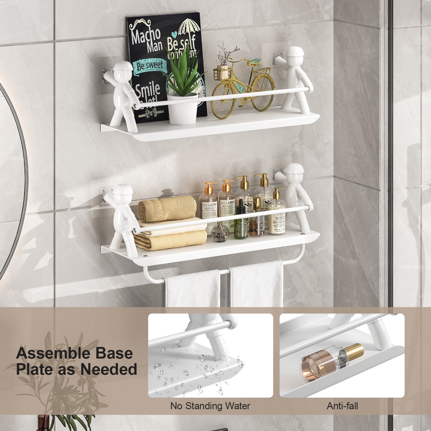 Base Shower Shelf, Bathroom accessories