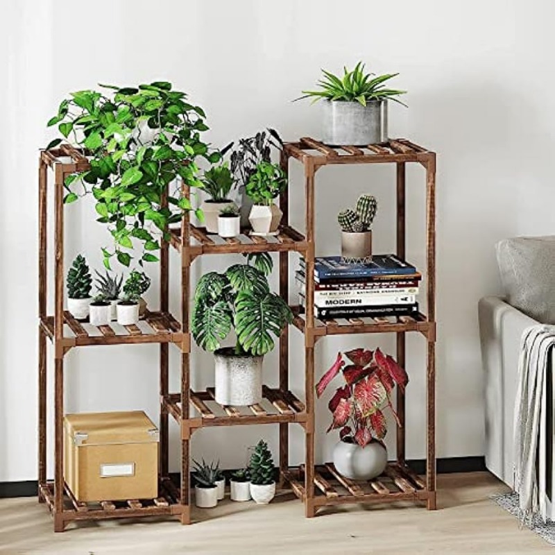 15 tier Wooden Plant Storage Stand Flower Pot Plant Holder - Temu