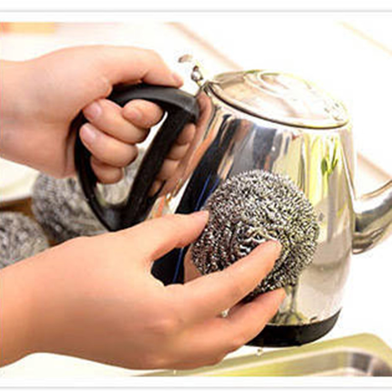 Kitchen Cleaning Set Stainless Steel Wire Ball Dishwashing - Temu