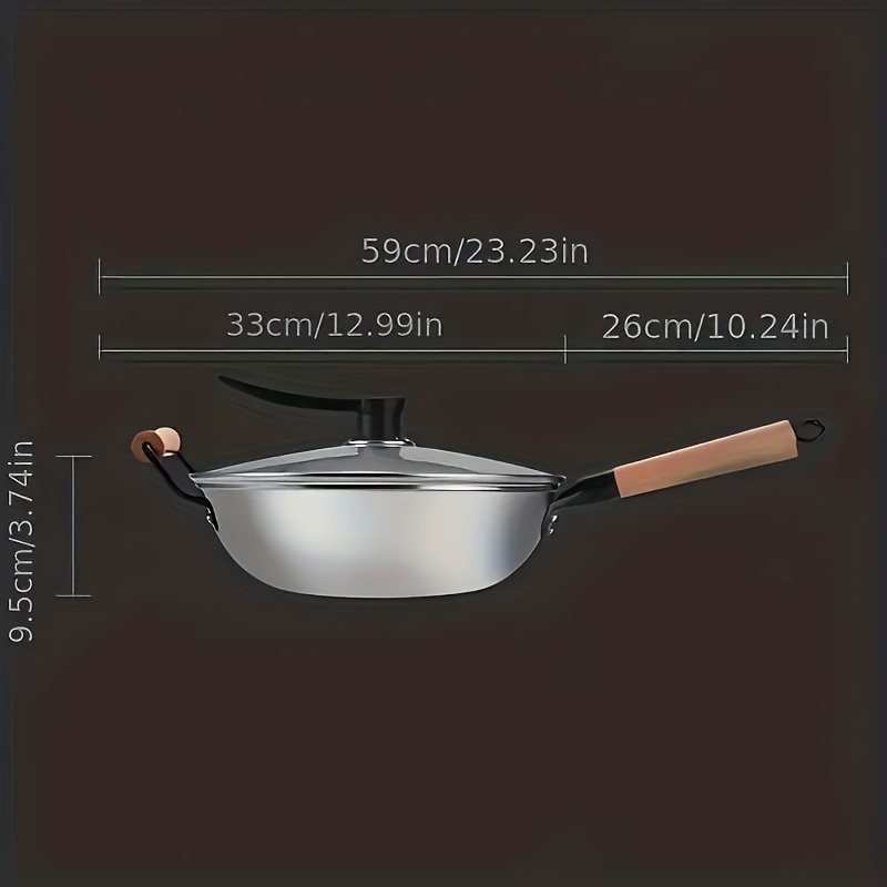 Woks & Stir-fry Pans, Griddle, Chef's Pans, Non-stick Maifan Stone Skillet,  For Gas Stove Top And Induction Cooker, Pfoa Free, Cookware, Kitchenware,  Kitchen Supplies, Kitchen Items - Temu