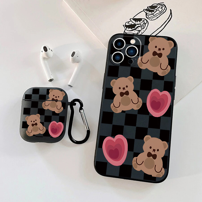 1 Funda Auriculares Airpods1/2 + 1 Funda Teléfono Iphone 11 - Temu