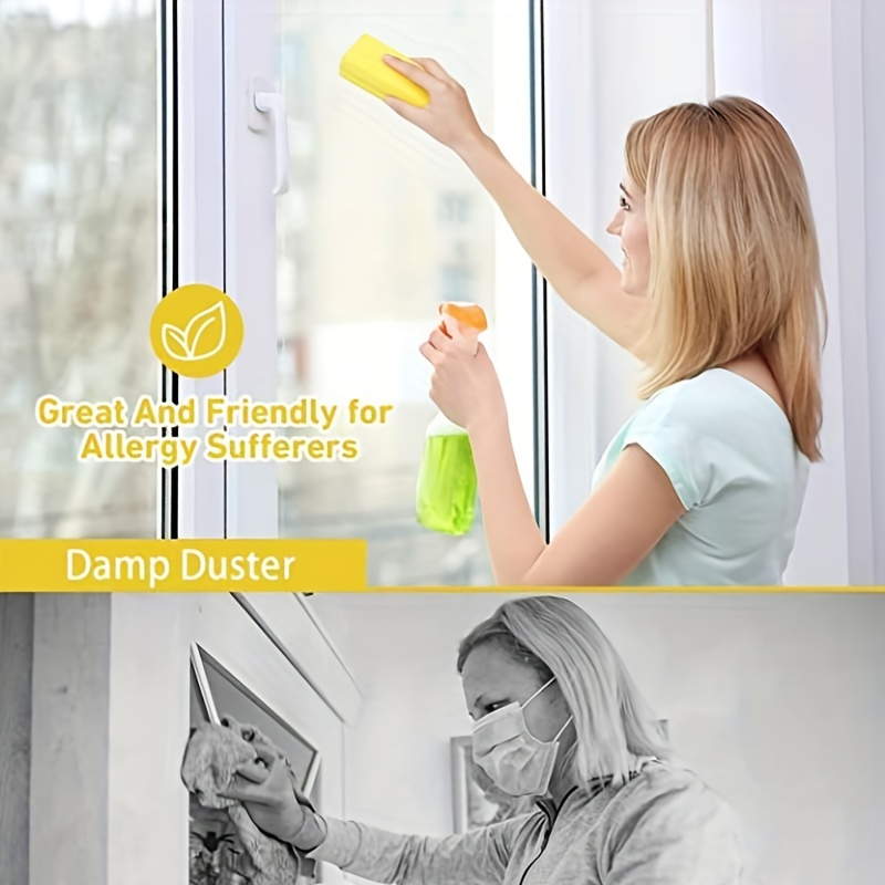 Damp Duster Magical Dust Cleaning Sponge Duster For Cleaning - Temu