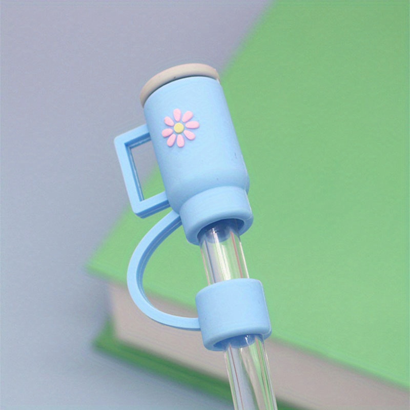 Lovely Cartoon Reusable Drinking Straw Plugs Dustproof - Temu