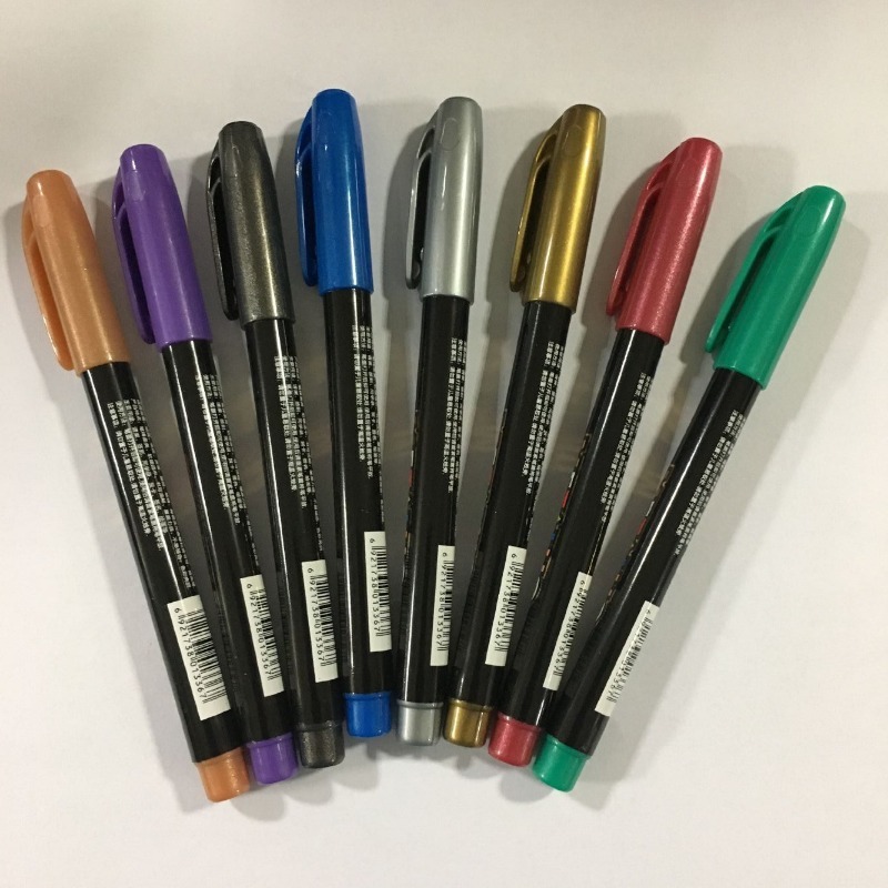 8pcs Mixed Color Random Marker Pen