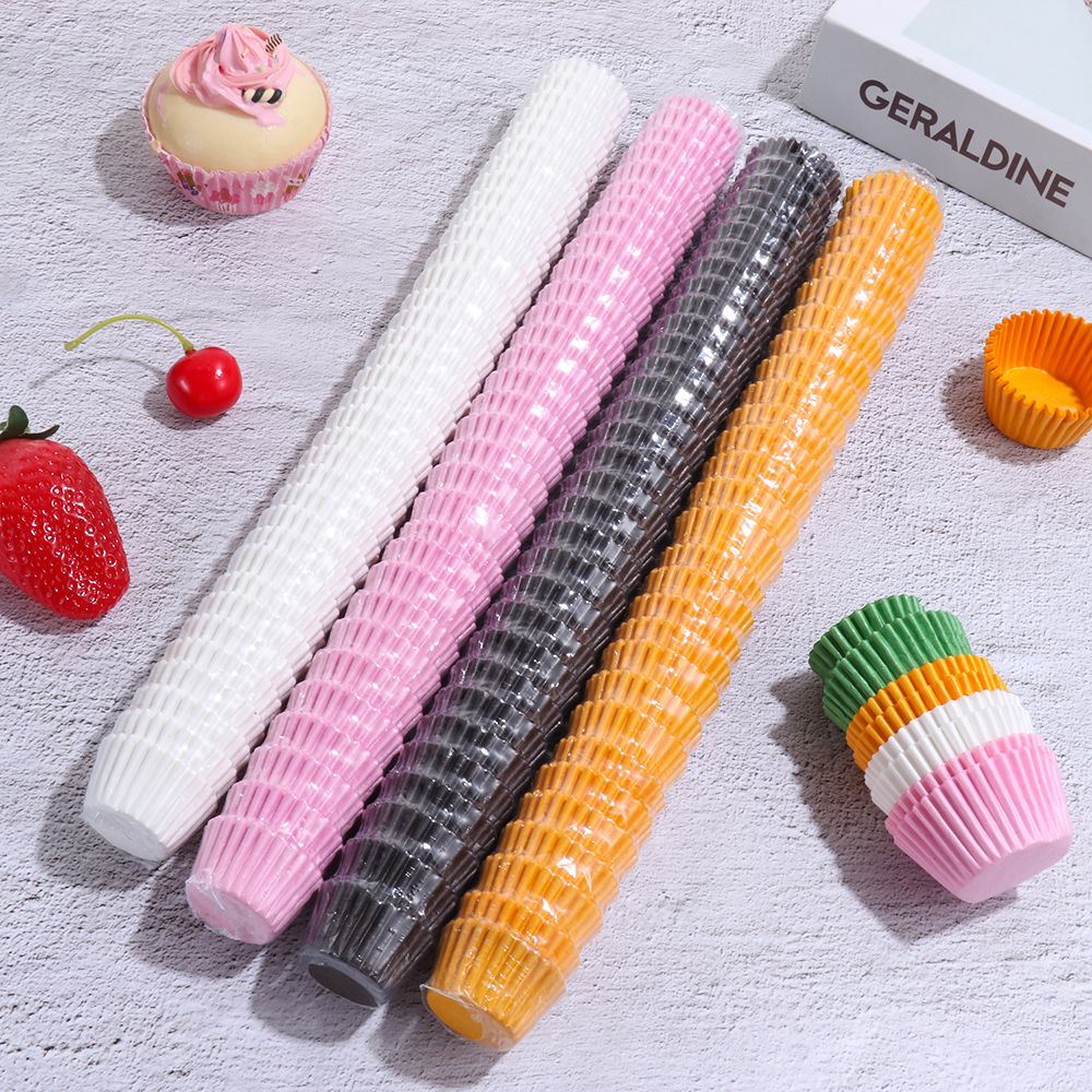 Mini Colorful Chocolate Paper Cake Cupcake Liners Baking - Temu