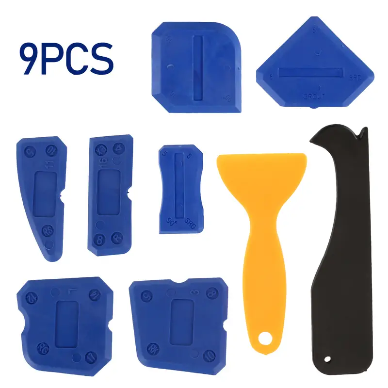 9pcs Kit D'outils De Calfeutrage Outil De Finition De Mastic - Temu Belgium