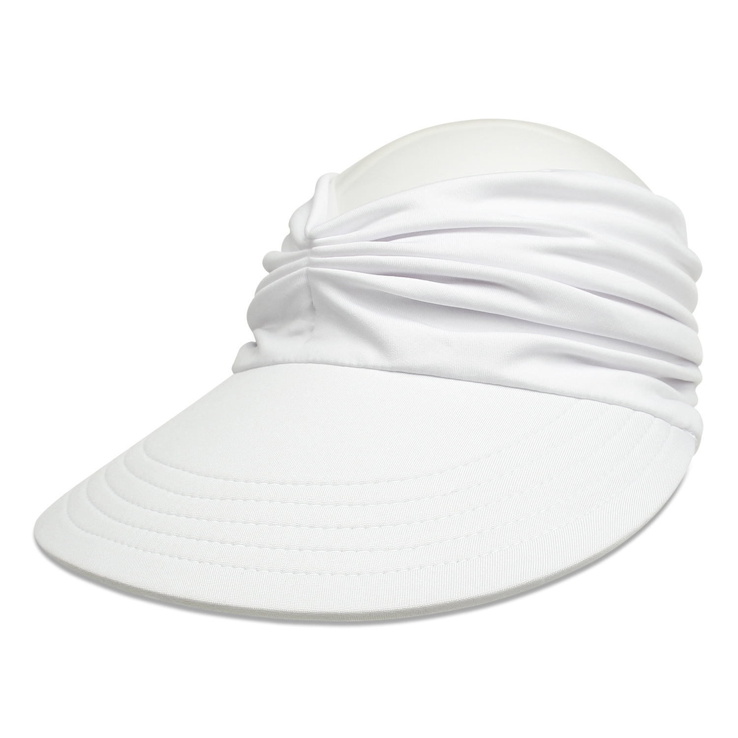 Wide Brim Empty Top Ponytail Sun Visor Breathable - Temu