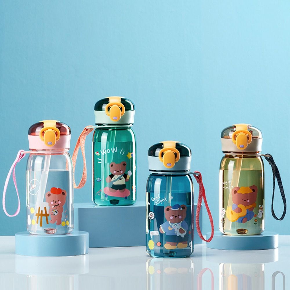  400ML Children Thermos Water Bottle Kids Thermos Mug Baby Duck  Billed Straw 316 Stainless Steel Vacuum Flasks Tumbler Thermo Cup (Capacity  : 400ML, Color : Blue) : Home & Kitchen