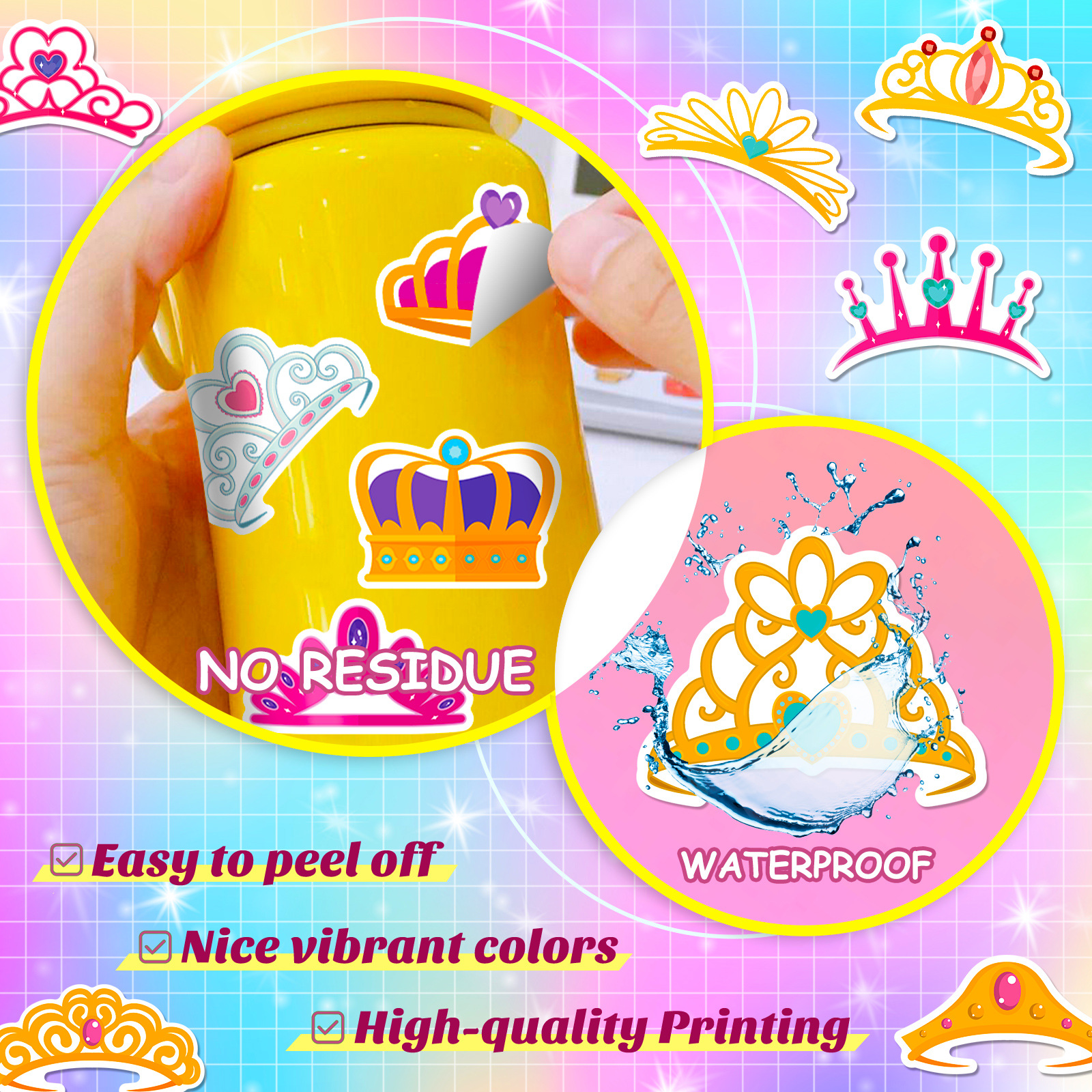 Stickers princesse - Des prix 50% moins cher qu'en magasin