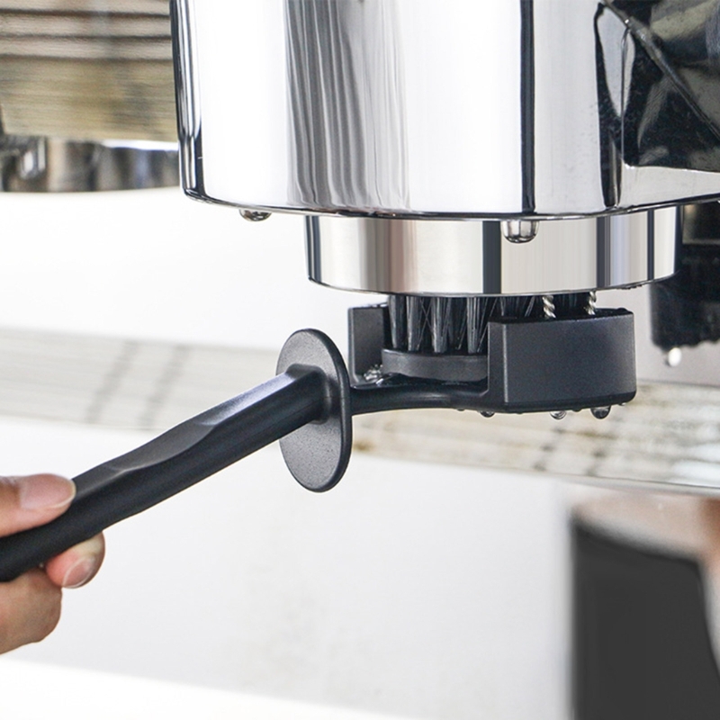 1pc Coffee Machine Cleaning Brush Detachable Nylon Bristles