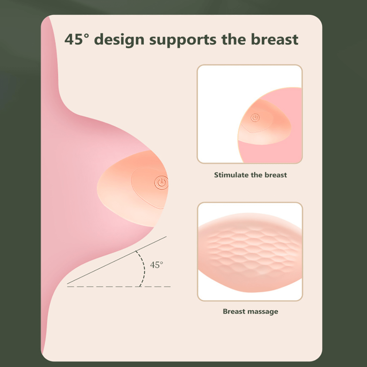 wireless breast nipple massager remote control