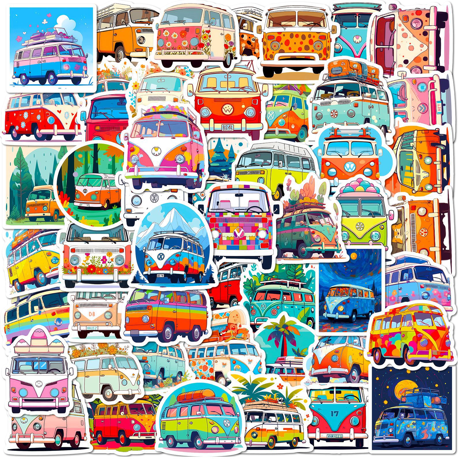 Retro Car Poster Stickers, Cute Waterproof Vinyl Stickers, For Water Bottle  Laptops Computers Phone, For Women Adults Students Teachers Employee Arts  Crafts - Temu