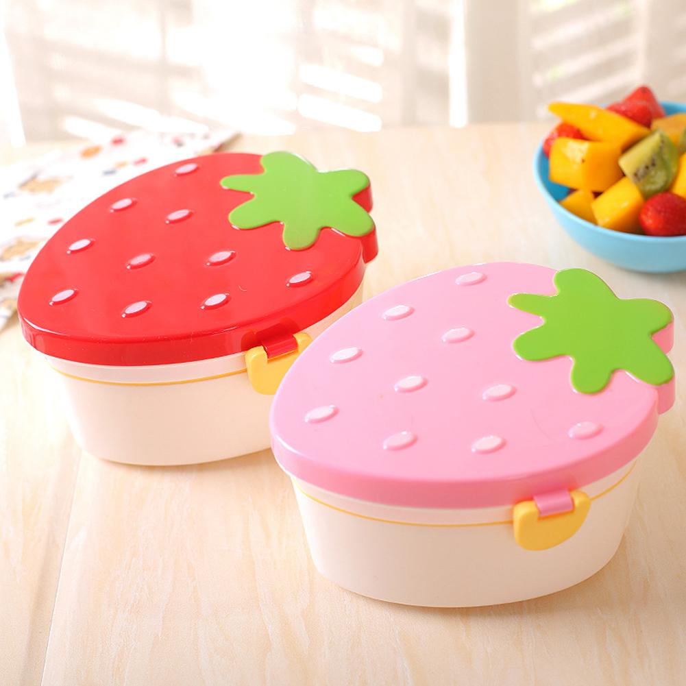 1pc Portable Camping Food Storage Container, Cute Fruit Shaped