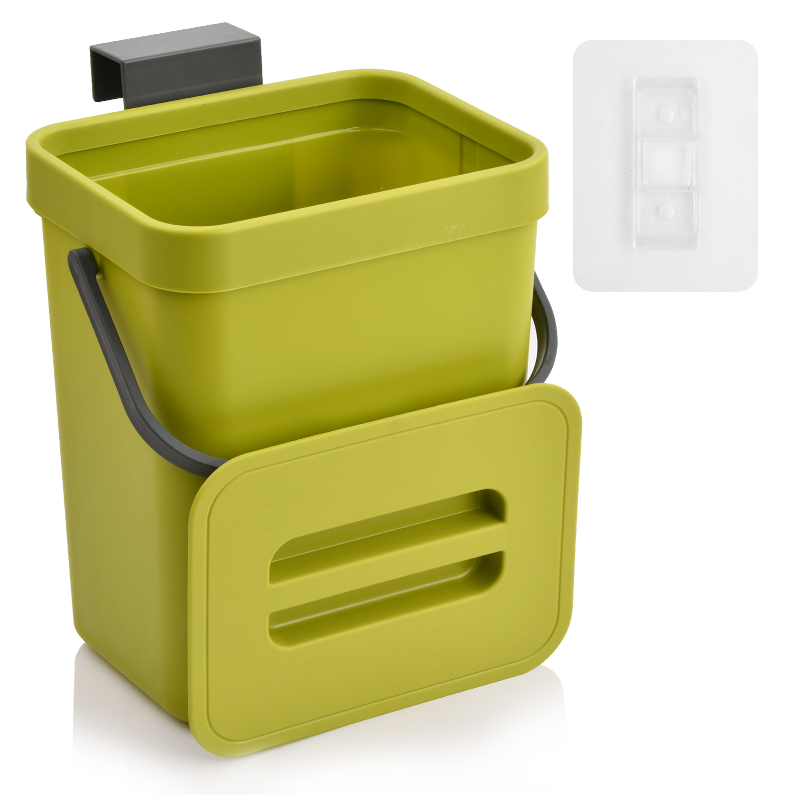 Petit bac à compost pour la cuisine, poubelle à déchets organiques 3L ,  cuisine
