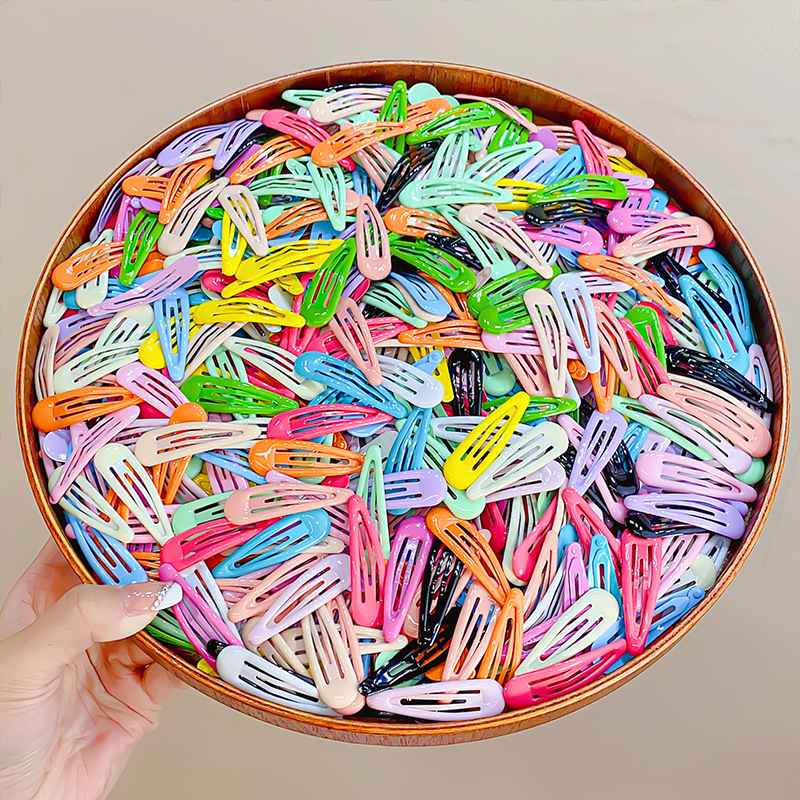 Pinzas para el pelo con forma de gota de agua de estrella de colores para  niñas