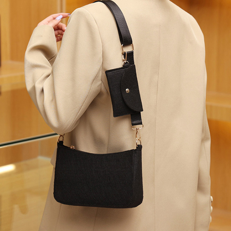 Autumn and Winter Bags Women New Fashion Korean Style Shoulder Bag Trendy  Mini Kelly Bag Pu Messenger Bag Handbag