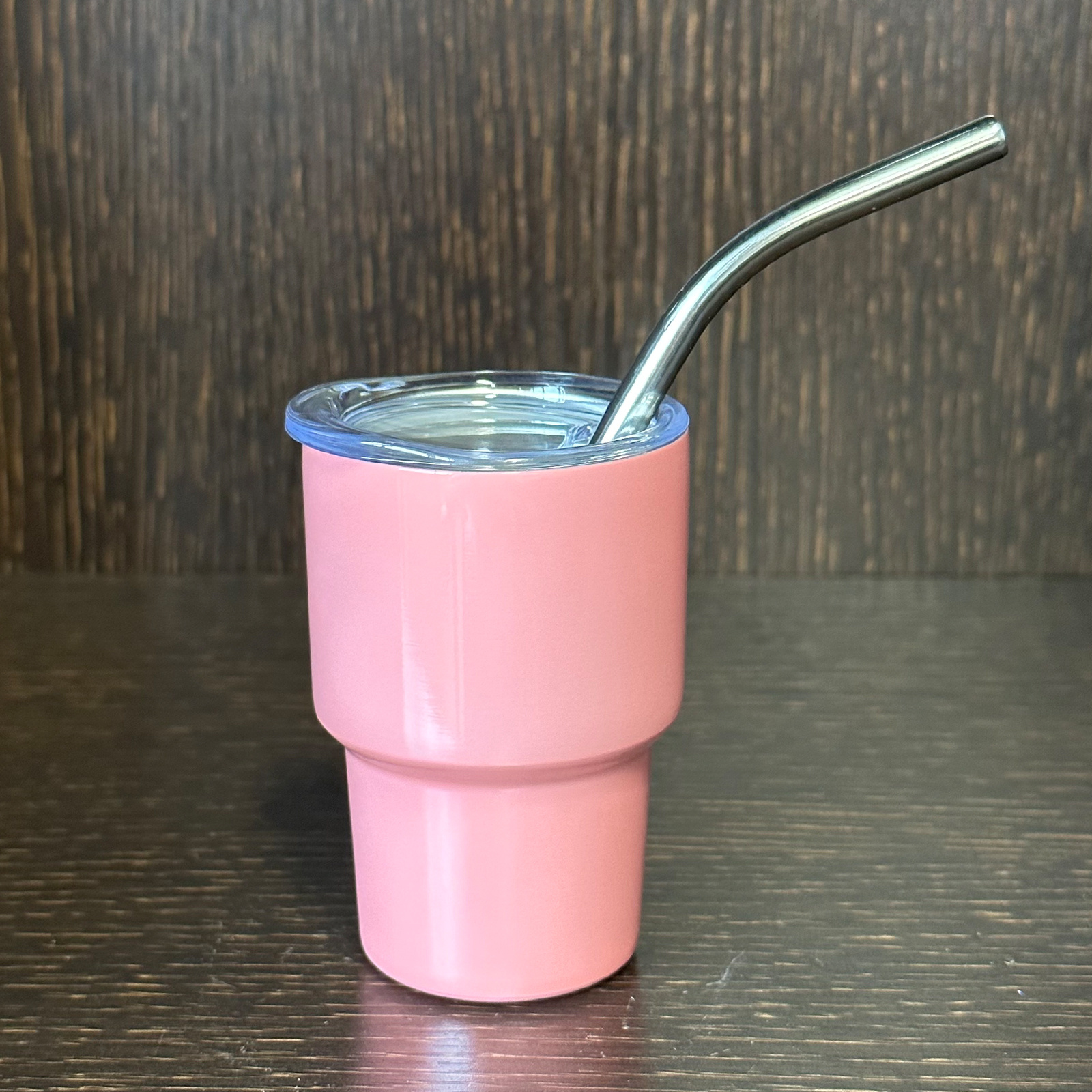 Mini Stainless Steel Tumbler Cup With Straw For Party Outdoor Sports - Temu